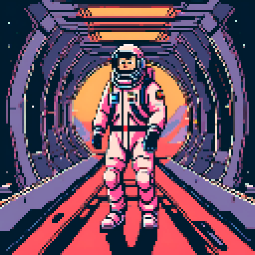 a 54 year old space man with brass knuckles on the bridge of a ship in space