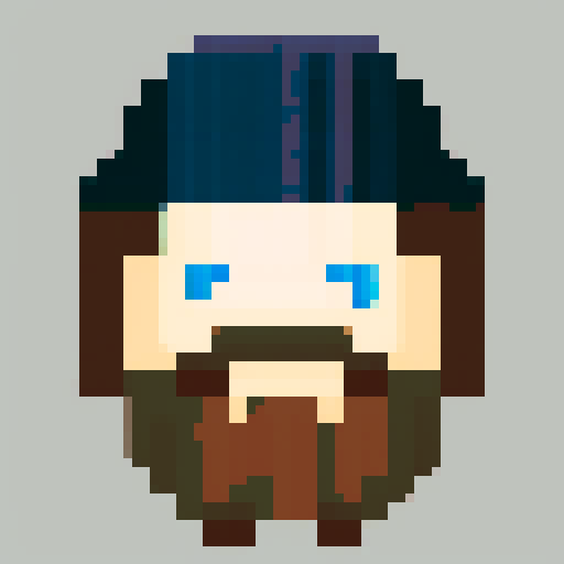 Man with bushy beard, wearing a fedora