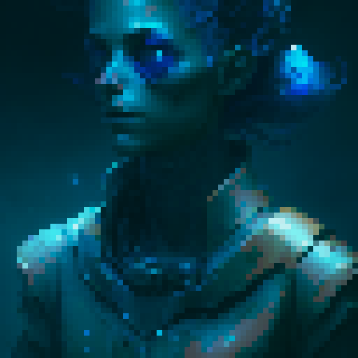 leviathan face close up black background