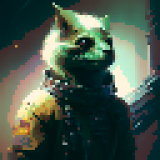 Space warior with scare