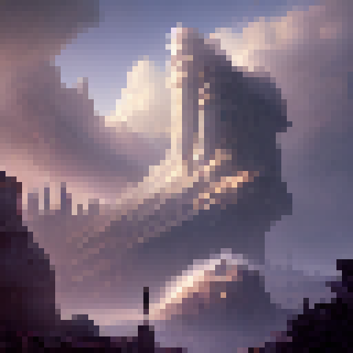Eron, a full Mistborn in mistcloak, wielding a silver-tipped cane and surrounded by swirling mist, stands atop a rusted metal platform overlooking a cityscape of towering spires and billowing smoke.