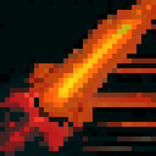 Fiery blade