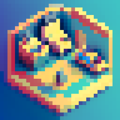 shake hand, pixel art, game asset for icon, vibrant colors, detailed shading, and crisp lines, game asset for casual game