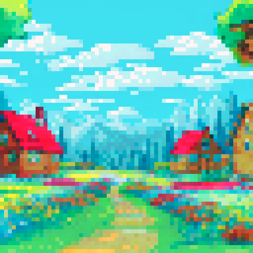 an adorable cottagecore cottage with a winding path and garden of wildflowers limited colors