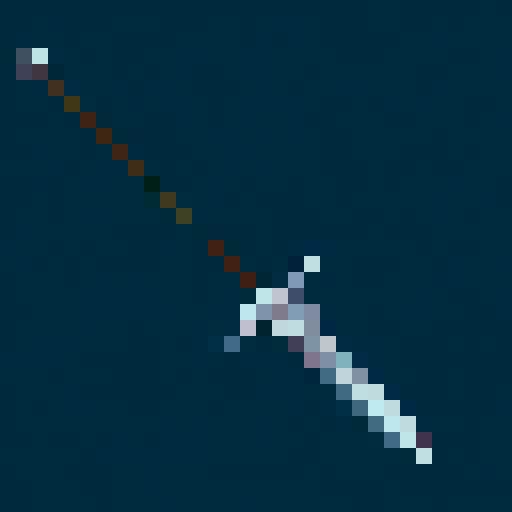 A lance weapon that looks like it is made out of a unicorn horn