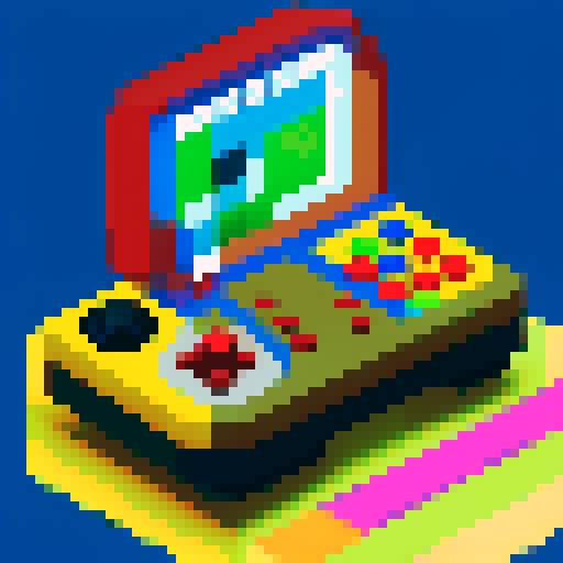 
Retro handheld game controller's direction pad