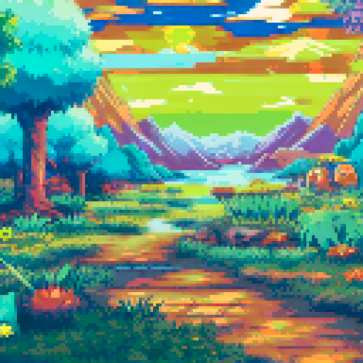 Kanto region of Pokemon, anime, dark and dusky night