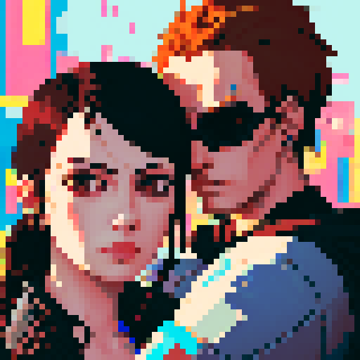 cyberpunk couple