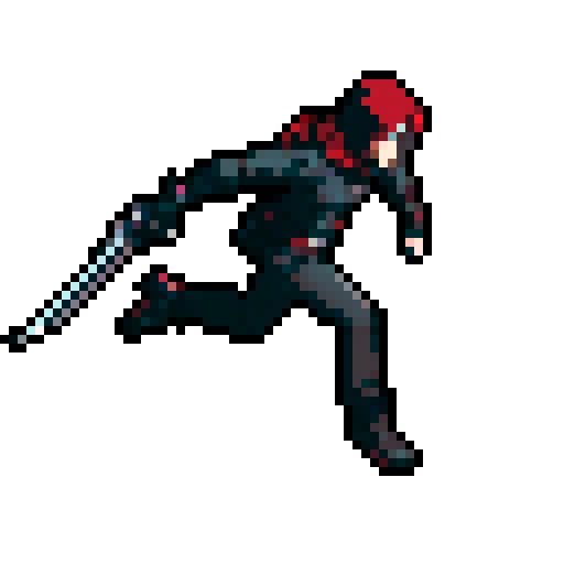 Game character rogue-like game with top view, regular guy with weapon, cyberpunk, gray background, 16-bit, control time abilities, gray background, running animation, running state, runs