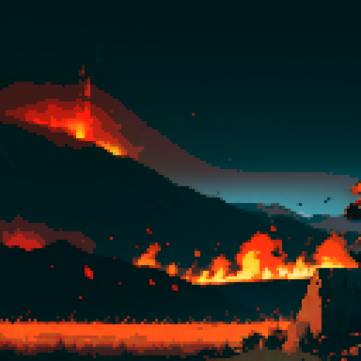 war background, battlefield, warfare, dark, red, orange, black, destroyed town