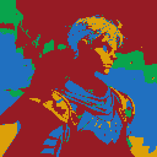 Skull-Helm warrior Wearing Demonic Armor