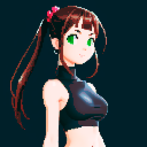 Zoom this image out and imagine her lower waist, a full image