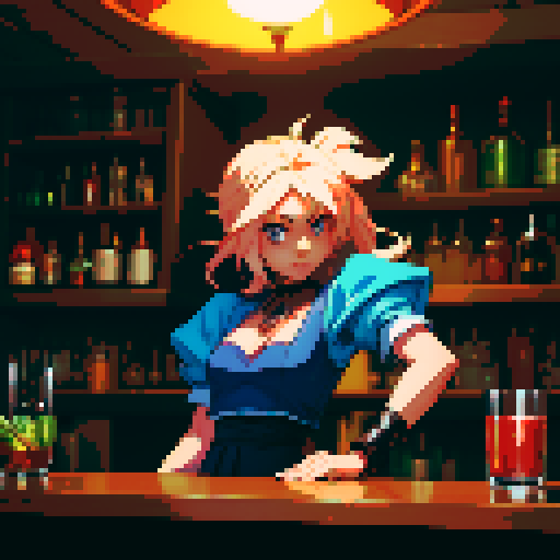 Bartender platformer game