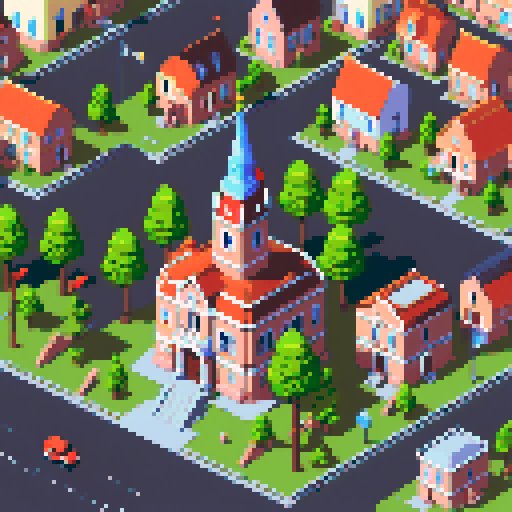 A friendly town hall