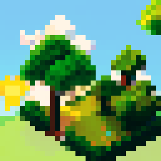 scenery with a tree in each side and the sky have a bright sun
