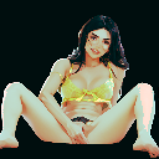 sexy girl in underwear fingering herself