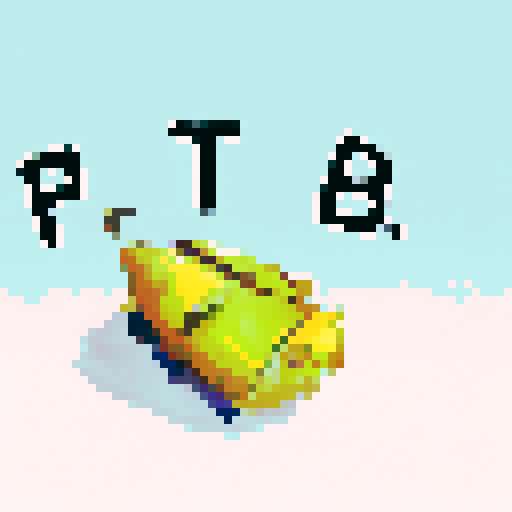 game art yellow beetle on white background