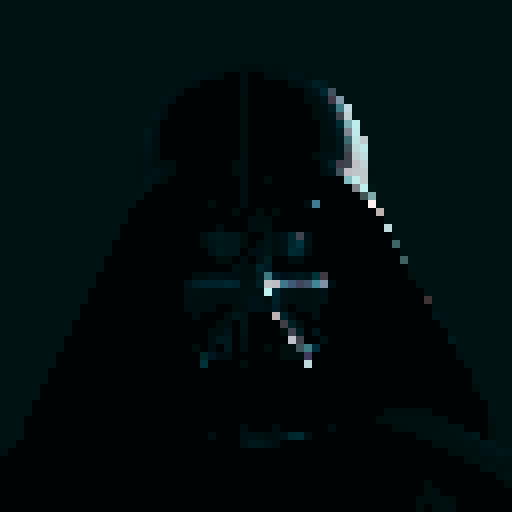 Darth Vader in a dark and obscure way in the dark ((extremely detailed and love deformations)) on the death star ((me extremely quality)) in 4k/8k detailed lighting and cinematic aspects