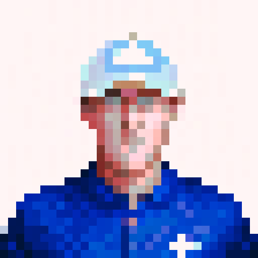 pixel portrait, pro golfer, Matt Fitzpatrick, game icon, 32x32 pixel art, sRGB, skill art, close up, focused, determined, intense, golf swing, professional attire, green fairway, vibrant colors, dynamic shadows