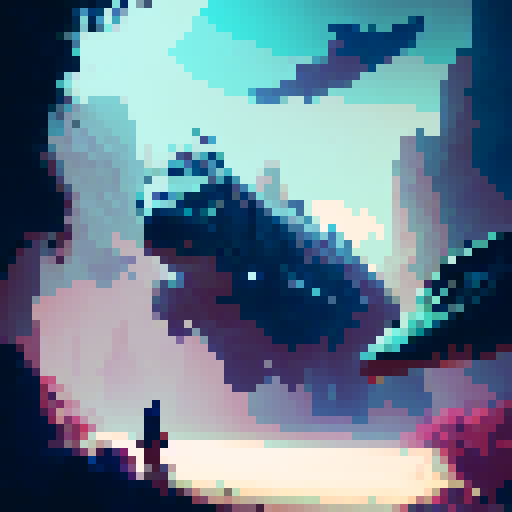 Dinosaur with tropical background