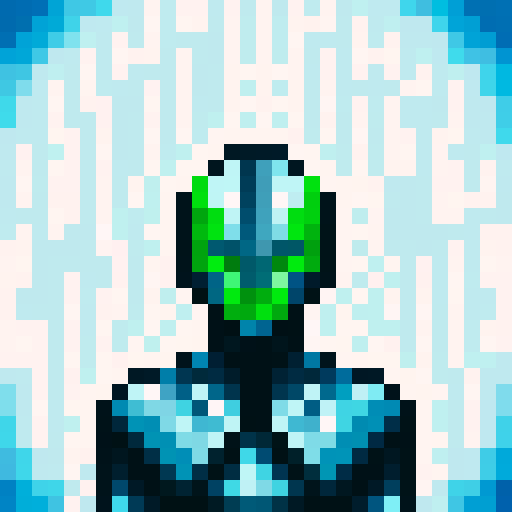 iron armor, game icon, 32x32 pixel art, sRGB, skill art, close up, portrait, metallic sheen, intricate engravings, battle-worn, weathered texture, glowing red accents, intimidating presence, sharp edges, reflective surface, heroic stance, dynamic lighting, detailed craftsmanship