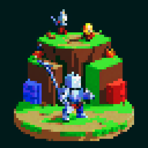 knight making a last stand against hordes of enemies