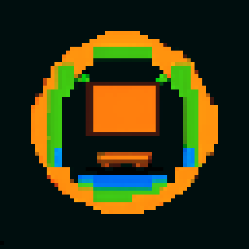 Orange text on a black background saying "The Serenity Hangout"