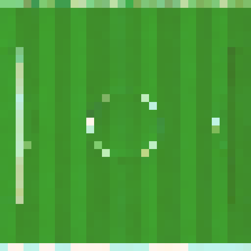 2D Pixelart football pitch