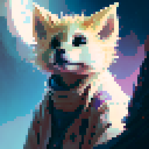 "Create a vibrant, anime-inspired illustration of a spiky, yellow-furred creature with rosy cheeks and large, expressive eyes, frolicking through a lush, forested landscape filled with towering trees, babbling brooks, and colorful flora."