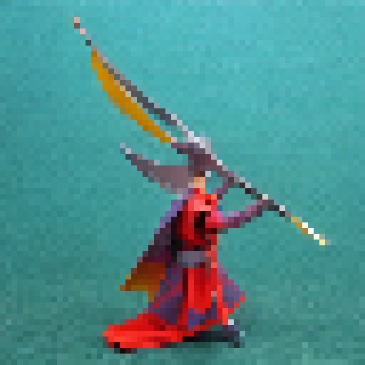 Ninja dragon with nun chucks
