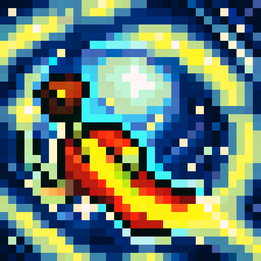 lora craft, space suit, pig tail sticking out, running, game icon, 32x32 pixel art, sRGB, skill art, close up, portrait