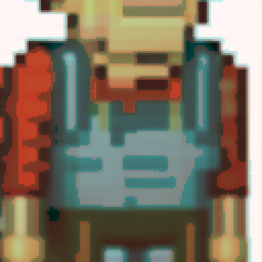 construction worker, yellow hard hat, pixel art, vibrant colors, sharp lines, retro aesthetic