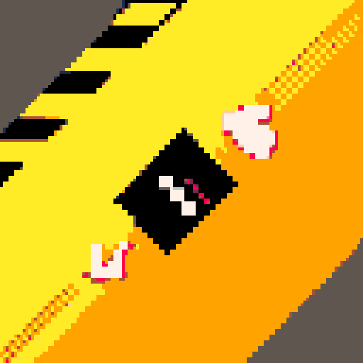 bomb control panel, countdown timer with bold red numbers, two large buttons on either side, pixel art style with vibrant colors and sharp edges, sRGB color space