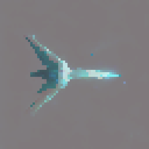 ghostly sword, ethereal, wisps of smoke