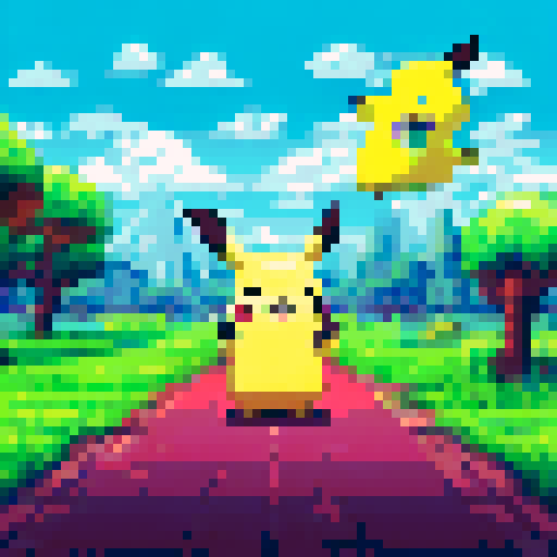 Default Pikachu sprite on white background. Standing up looking forward with a plain expression.