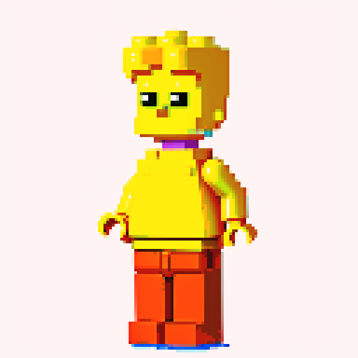 Simpons lego pixel