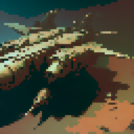 top-down pixel art sprite sheet, sleek olive green body, rugged tank treads, rotating turret, menacing barrel, bird's eye view, fantasy RPG