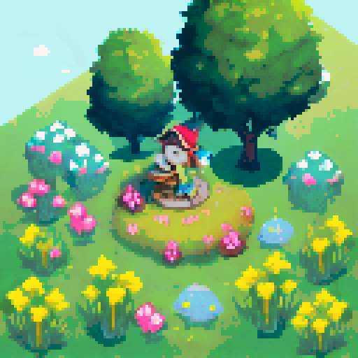 Corn fields right before harvest, one scarecrow in the middle of the field with a crow on each arm