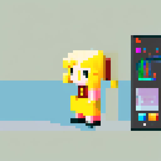 Make an image identical to the reference image but in 16 bit animation style