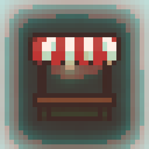 a small stall, made for an RPG game.