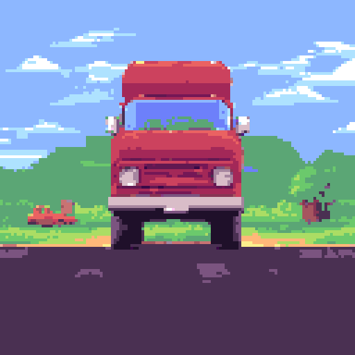 red truck