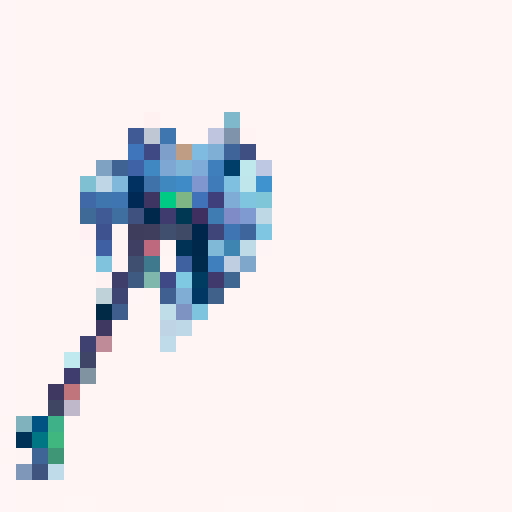 Un hacha en todos sus angulos