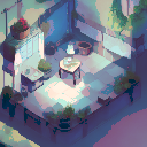 The gray-haired, blue-eyed figure in the apartment smiles with euphoria