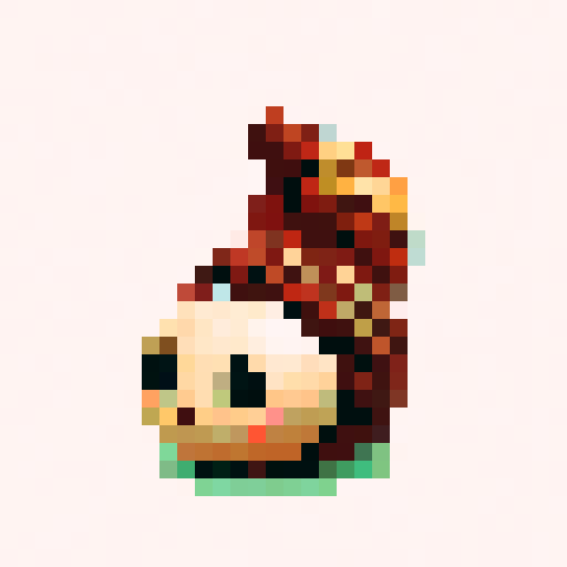 brown acorn, no background