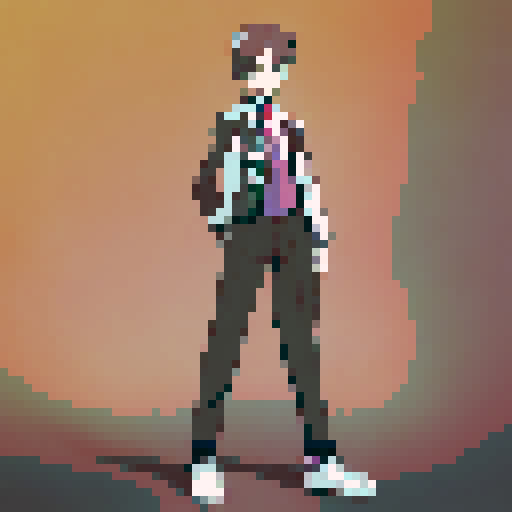 Hippo, suit, and tie