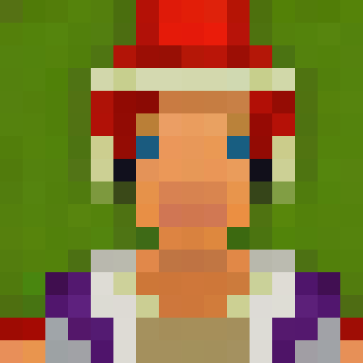 a cute elf with a genshin impact landscape
