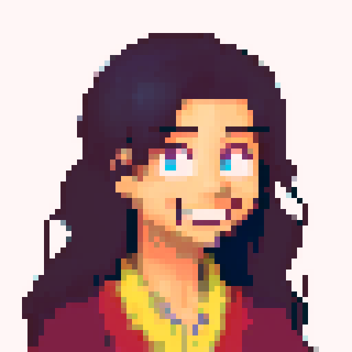 Using the provided 3/4 view reference image of the character, generate four variations:

One where the character is eating a cookie with a happy expression.
One where the character is looking through binoculars, showing focus and curiosity.
One where the character is looking at a phone, appearing interested or thoughtful.
One where the character is talking to a random person, with a conversational expression.
Ensure the character's appearance remains consistent with the reference image in all va