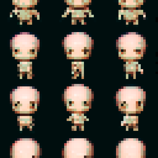 Rabbit, character walking sprite, RPG Maker MV