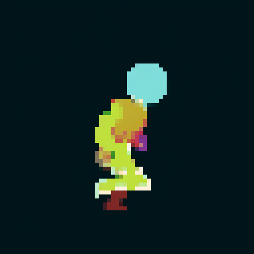 video game character walking
