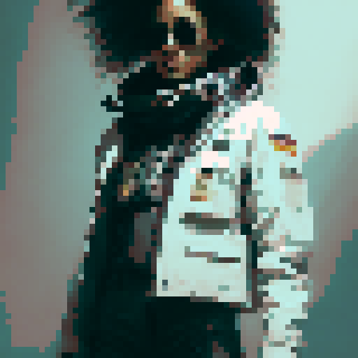 "Designer's hand holds a white flag, negotiating peace with a developer, amidst a backdrop of sleek, modern architecture and minimalist design."